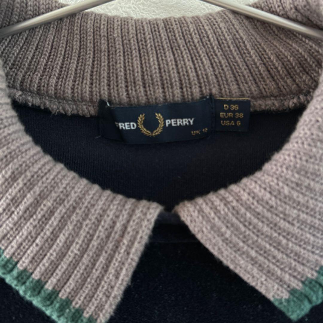 フレッドペリー レディース トップス ベロア ドルマン 襟付き