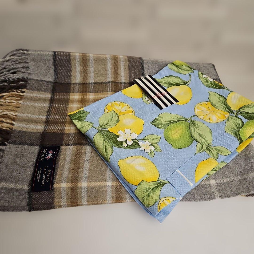 ヴァレンチノ　ガラバーニ　エプロン　新品・未使用　&　使用　MOONマフラー