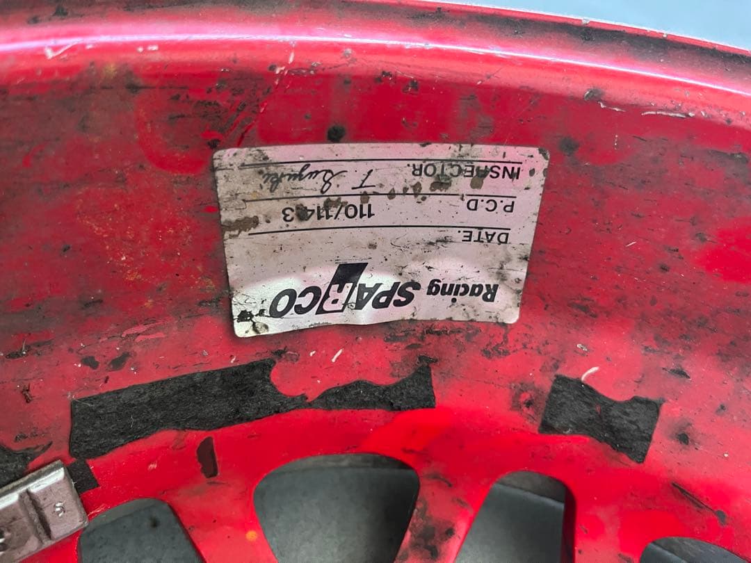 レーシングスパルコ　ホイール　2本　13インチ