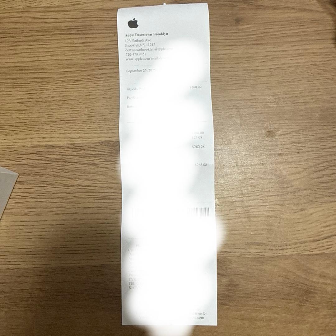 Apple AirPods Pro 3本体