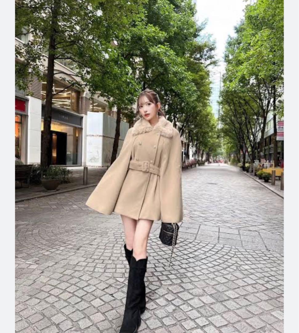 cherimi ポンチョコート