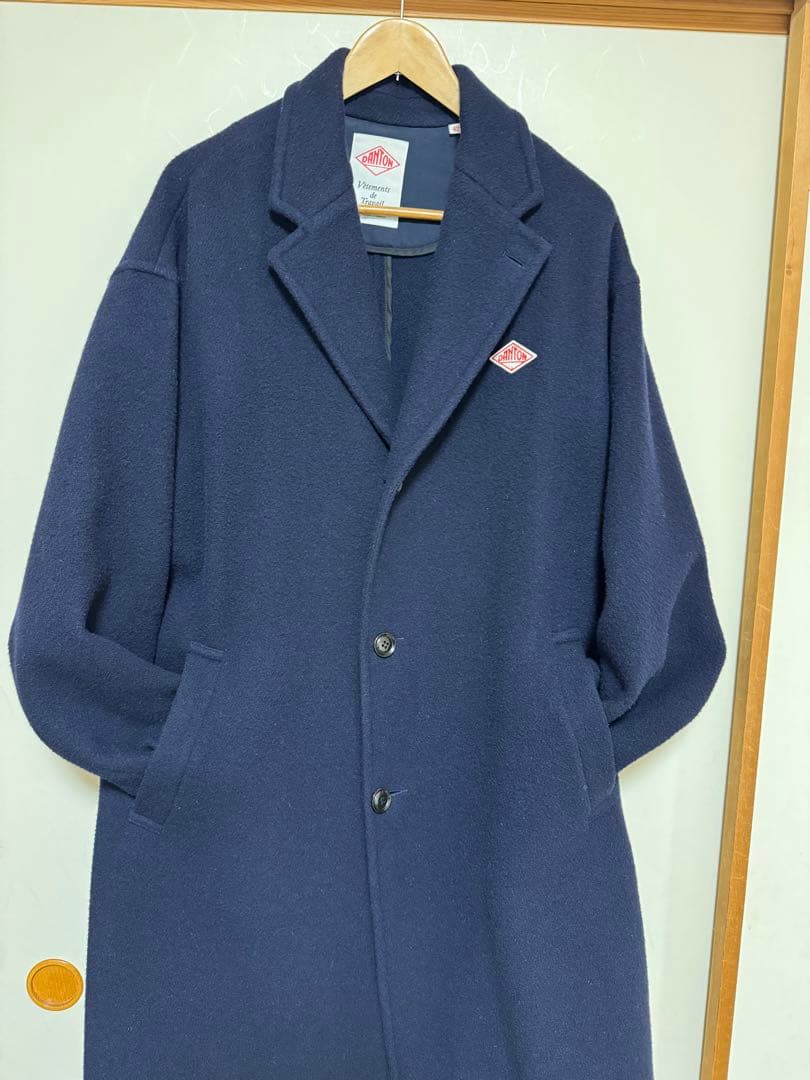 定価¥39,600 ダントン チェスターコート ON\OFF着回し可能