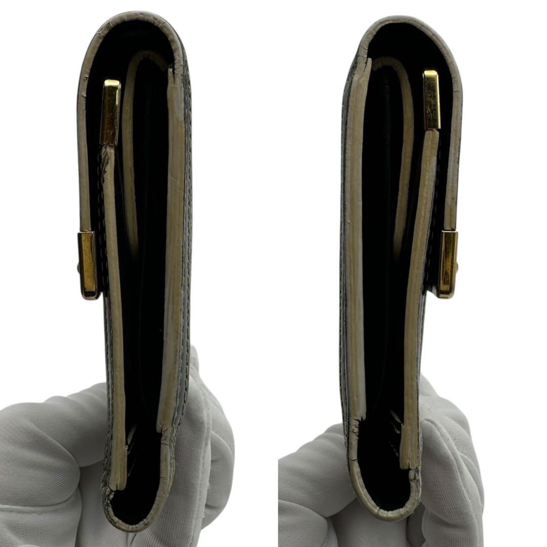 【美品】ルイヴィトン スハリ ポルトトレゾール インターナショナル 長財布 黒