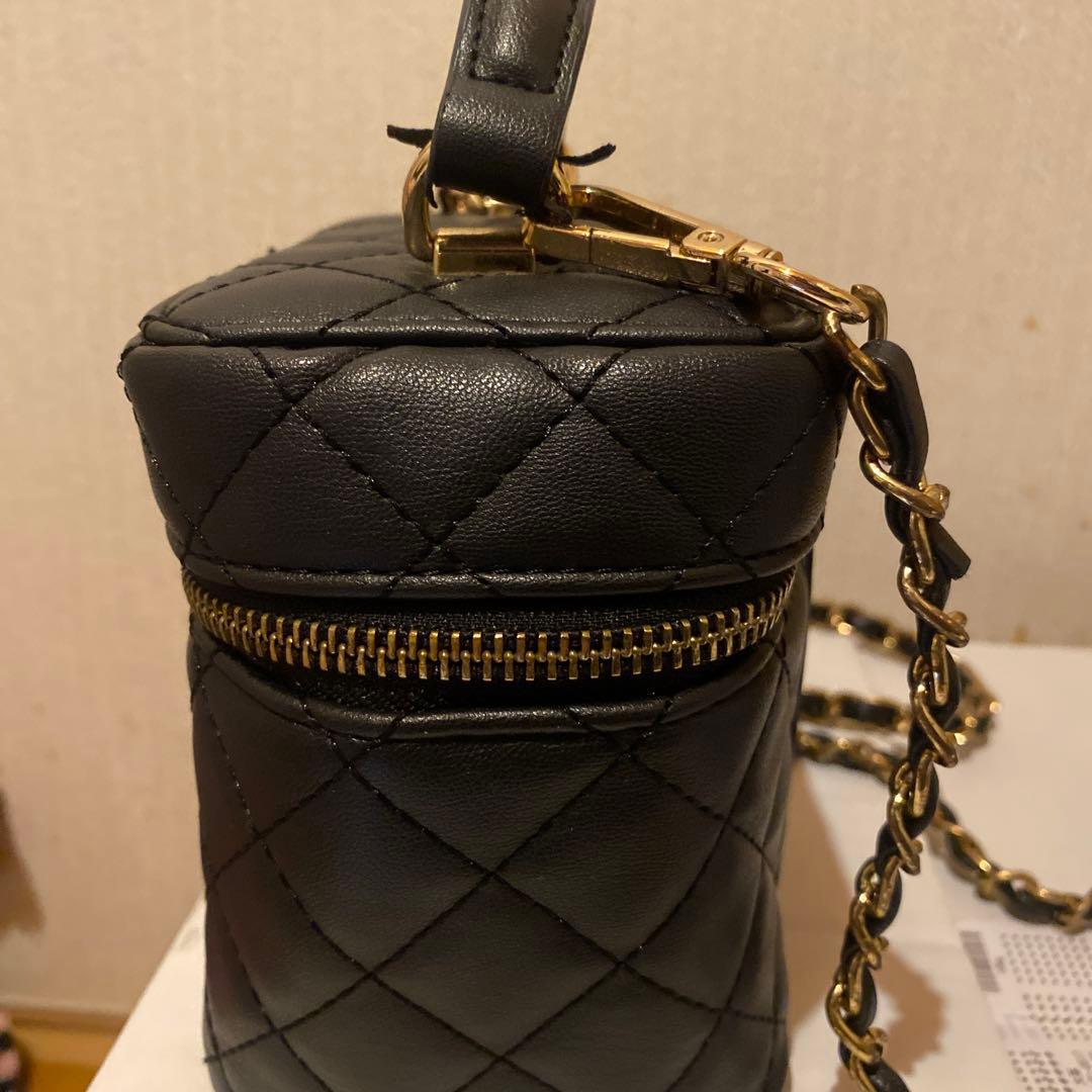 Darichキルティング ショルダーバッグ ブラック