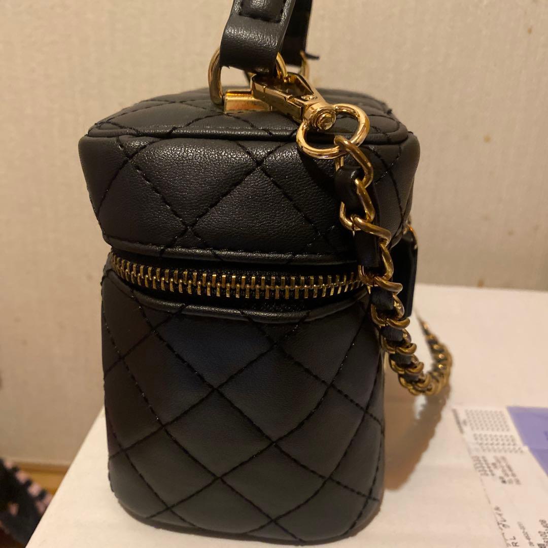 Darichキルティング ショルダーバッグ ブラック