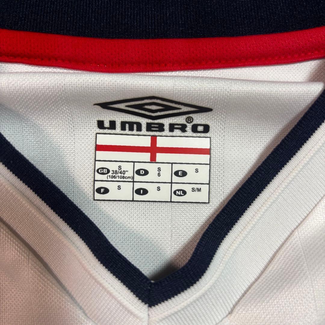 イングランド代表 Umbro シャツ 7 S/M BECKHAM ベッカム