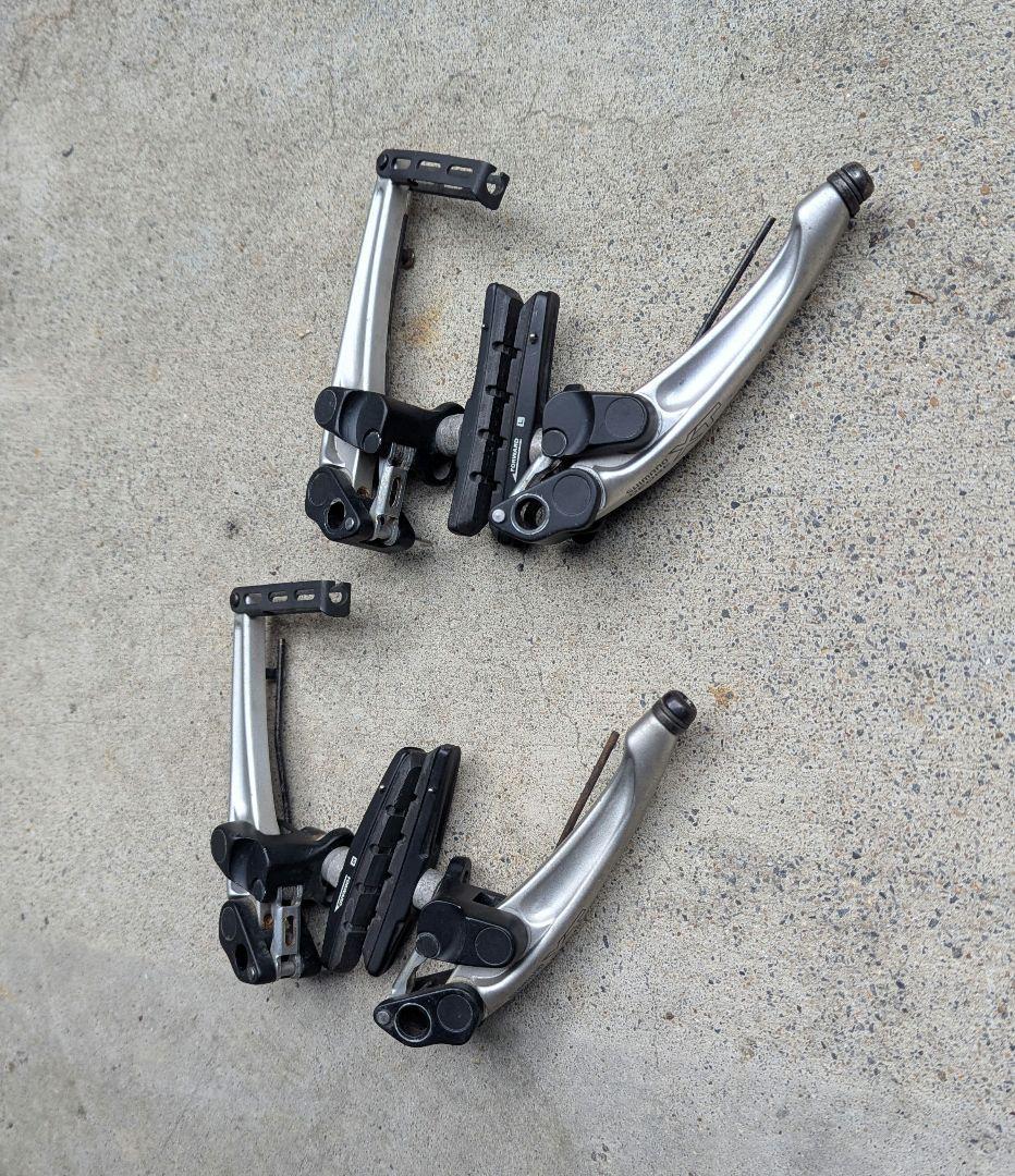 オールドMTB シマノ VブレーキDEORE-XT BR-M750前後セット