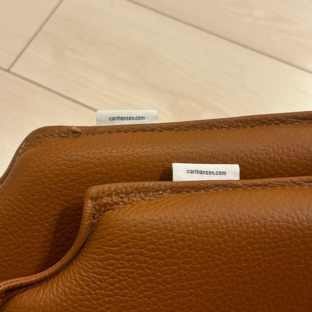 Yチェア　レザークッション　ブラウン　カールハンセン＆サン CH24