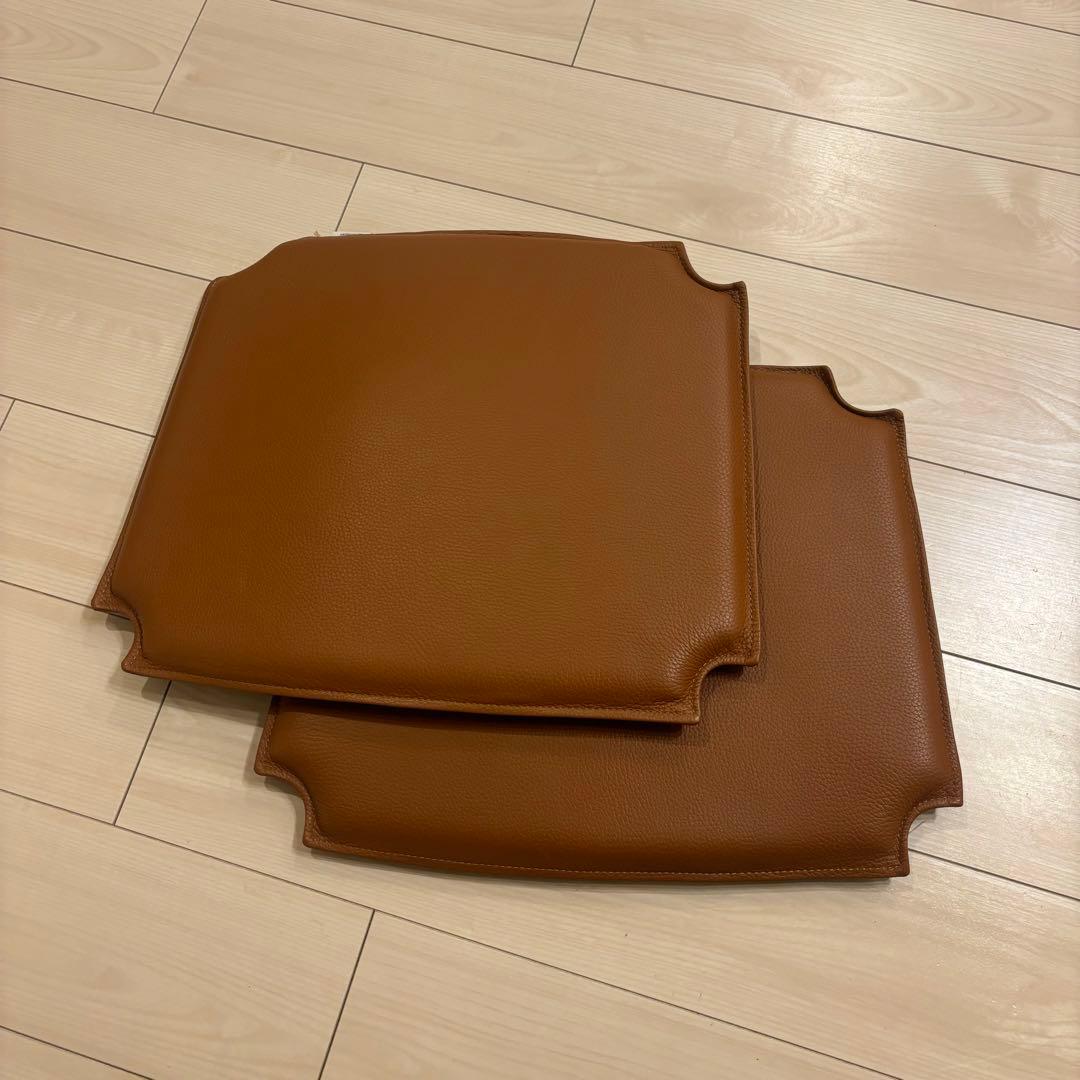 Yチェア　レザークッション　ブラウン　カールハンセン＆サン CH24
