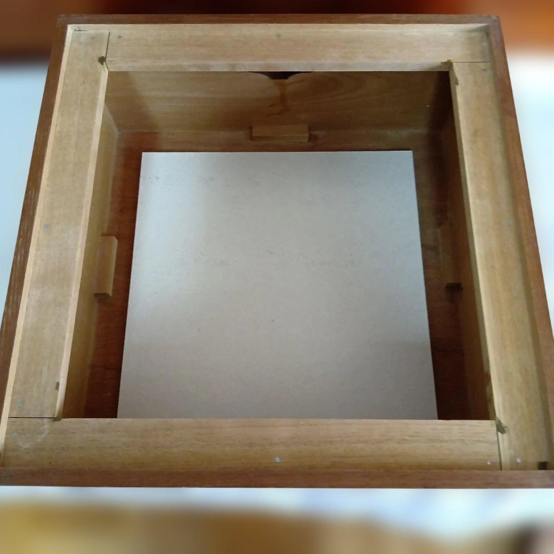 茶道具・木地置戸・仙徳上入子・桑色・USED【21】