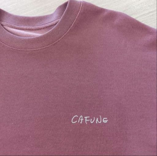 新品タグ付 カフネ パシオーネ トレーナー スウェット ピンク フリーサイズ