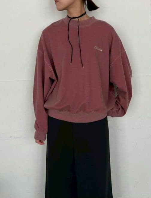 新品タグ付 カフネ パシオーネ トレーナー スウェット ピンク フリーサイズ