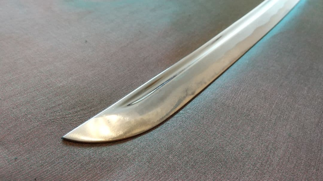 【樋入り互の目刃紋】模造刀 舞踊 模擬刀 拵え 喰出し鍔 刀剣 日本刀 刀