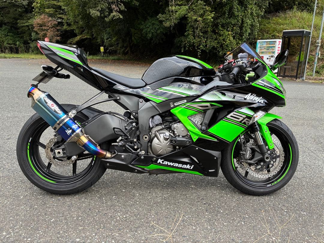 zx-6r ビート　ナサート　 レーシング　マフラー　スリップオン　チタン