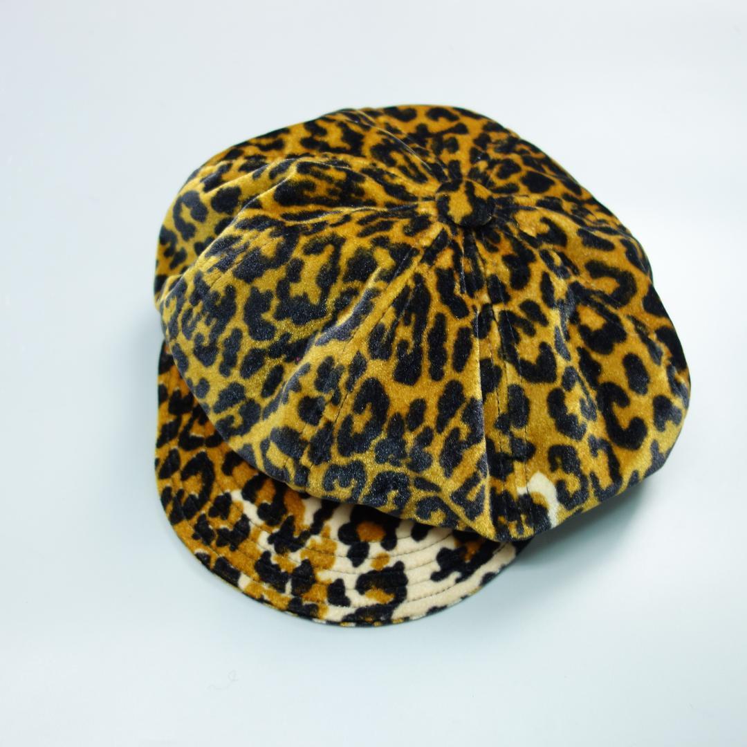 s*r様 2954 USA製 NEWYORK HAT レオパード柄 キャスケット