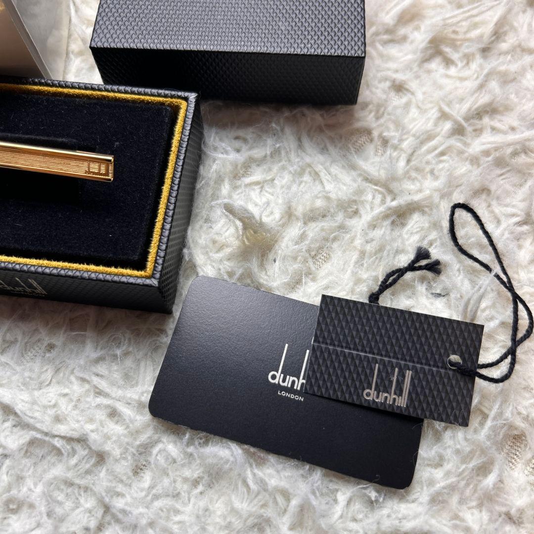 【未使用】 dunhill ダンヒル 近年モデル ネクタイ ピン ゴールド