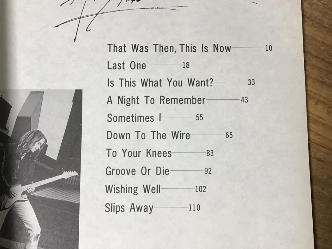 ★楽譜/アンディティモンズ/イヤーエクスタシー2/タブ譜/ギタースコア