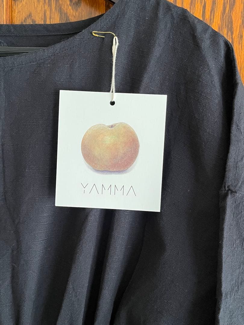ヤンマ産業　Xラインワンピース (ロング丈＋10cm丈) 会津木綿　YAMMA