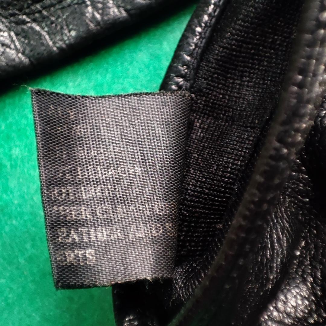 PRADA レザー手袋 黒 6_1/2 JIMMY CHOO 腕輪付 d127