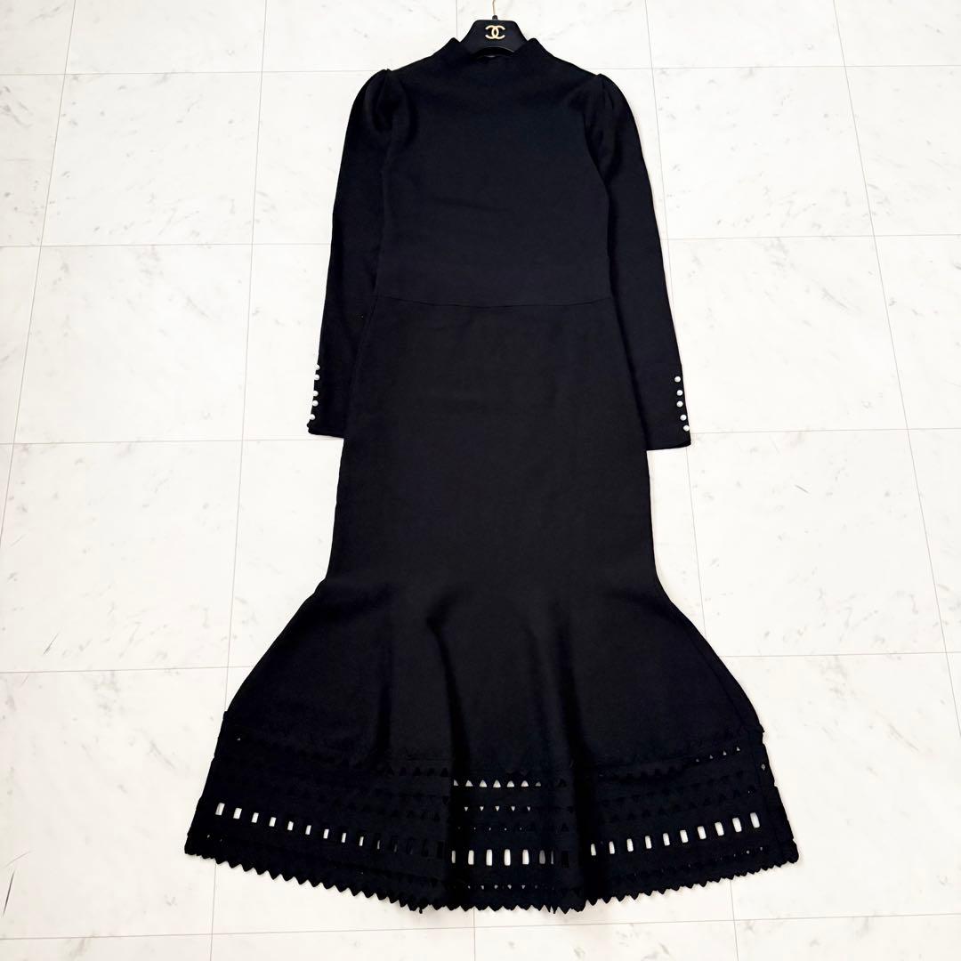 近年モデル❤️ピンキーアンドダイアン　カットアウトマーメイドニットワンピース　M