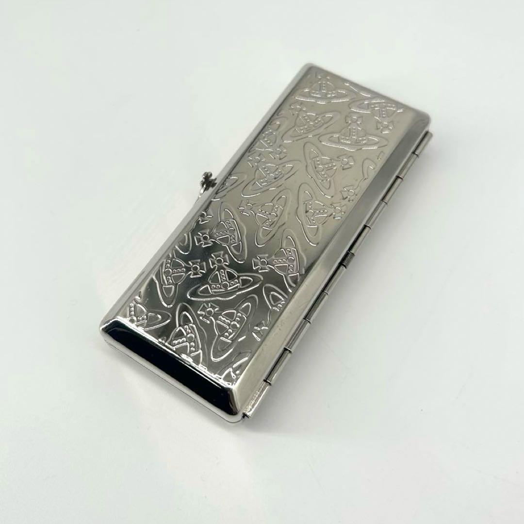 美品✨希少 ヴィヴィアンウエストウッド オーブ総柄 シルバー シガレットケース