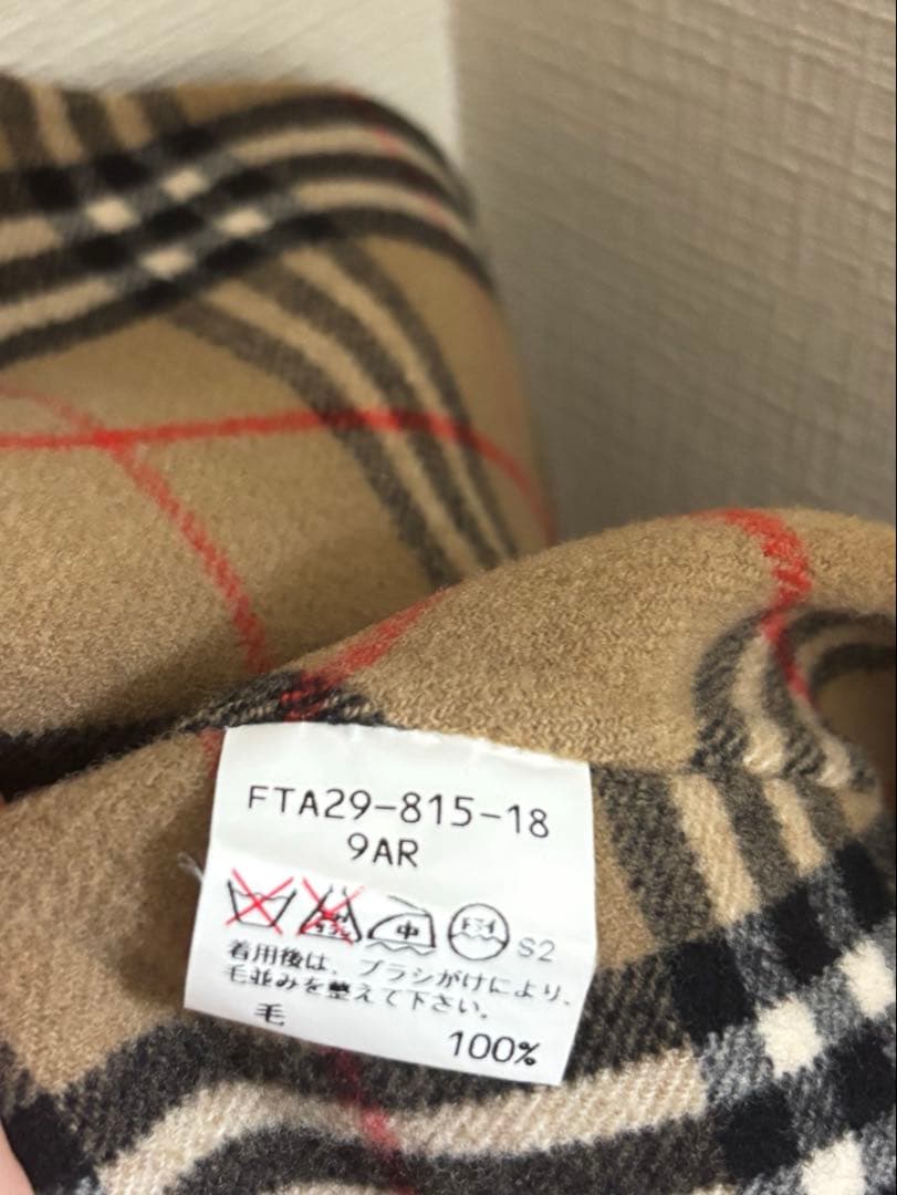 Burbbers 90s ポンチョ レディース