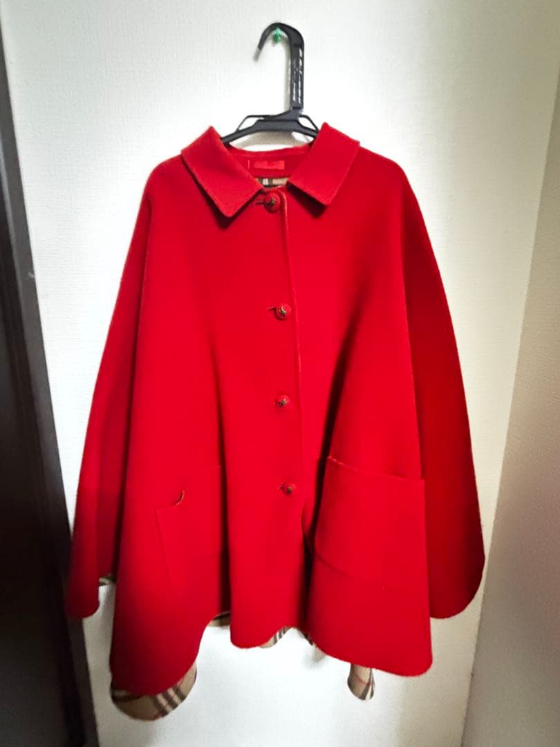 Burbbers 90s ポンチョ レディース