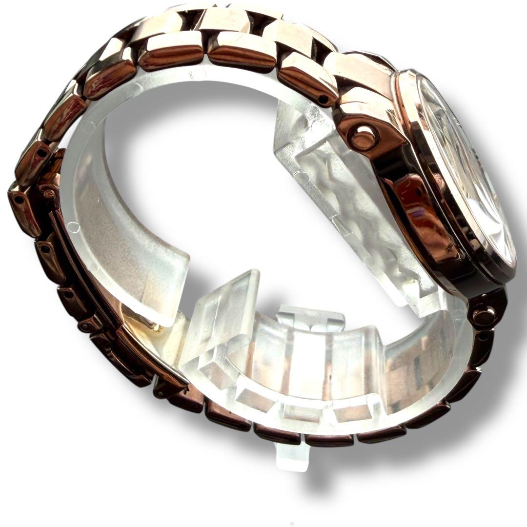 限定　シチズン クロスシー 電波　ソーラー ダイヤ　シェル盤　ピンクゴールド