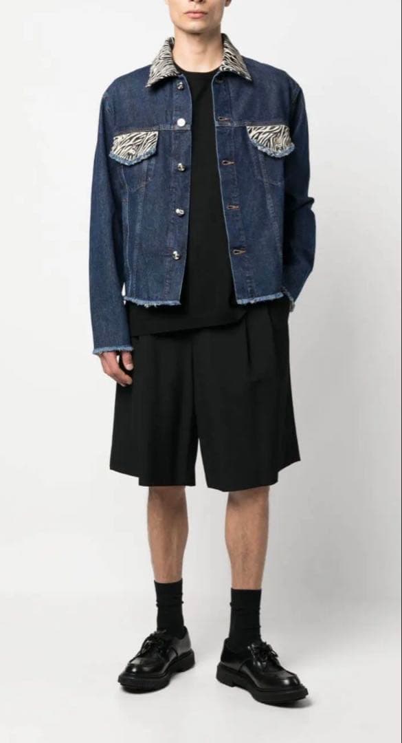 ジャケット・アウター BLUEMARBLE Zebra Detailing Denim Jacket