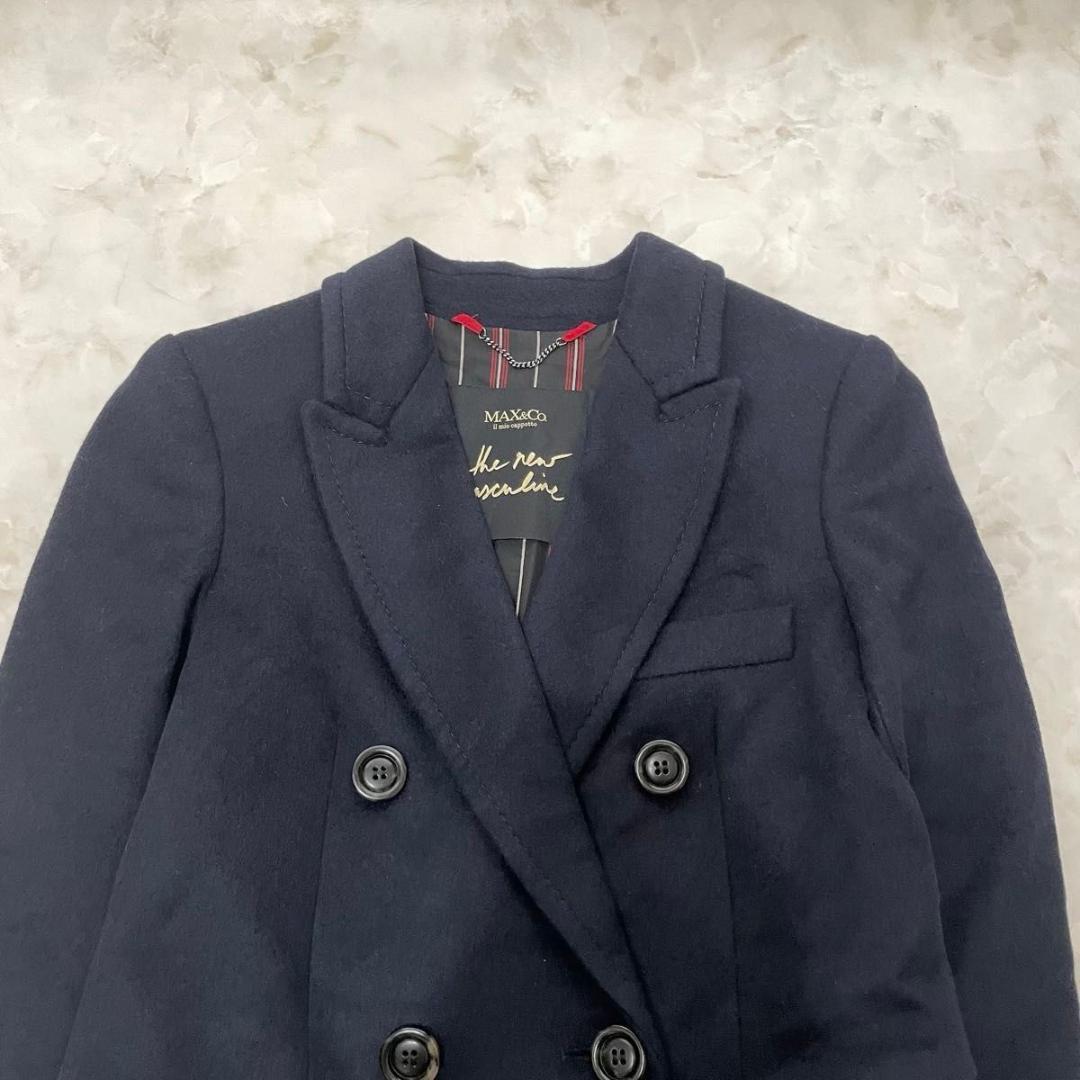 【極美品】MAX MARA カシミヤ100% チェスターコート　ダブル　38 M