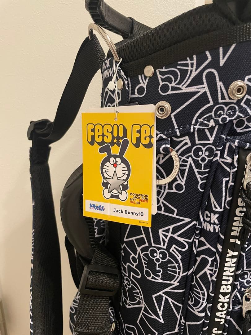 【新品未使用 】JACK BUNNY ドラえもん総柄 ゴルフキャディバッグ