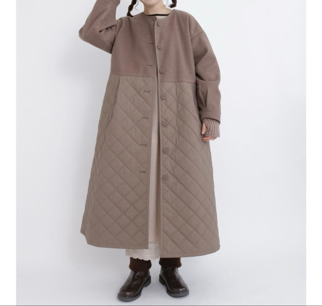 【新品】SM2 キルト切替コート