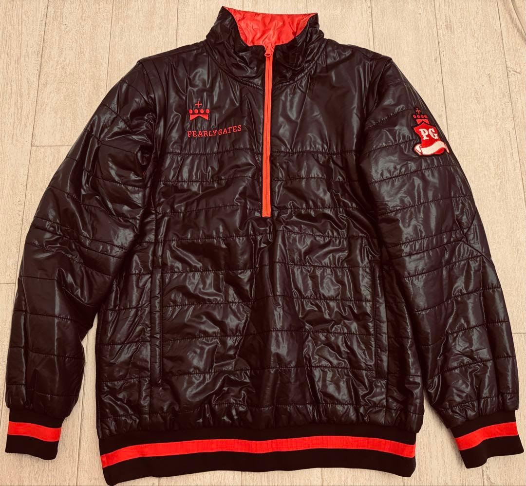 PEARLY GATES リバーシブルジャケット&ベスト　ブラック/レッド