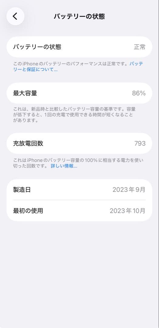Apple iPhone 15 Pro ホワイトチタニウム　本体