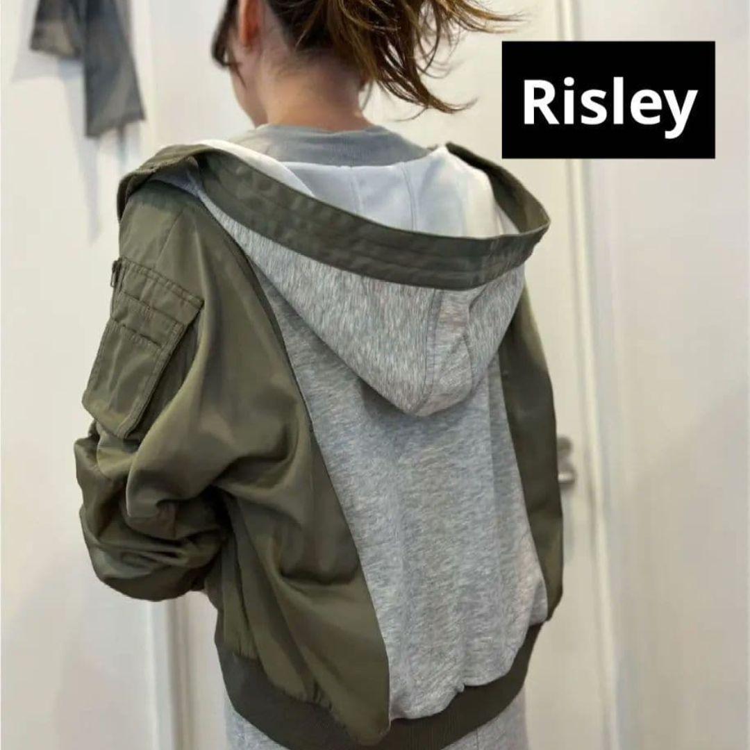 Risley リズレー肩ZIPパーカー フリーサイズ　即日発送