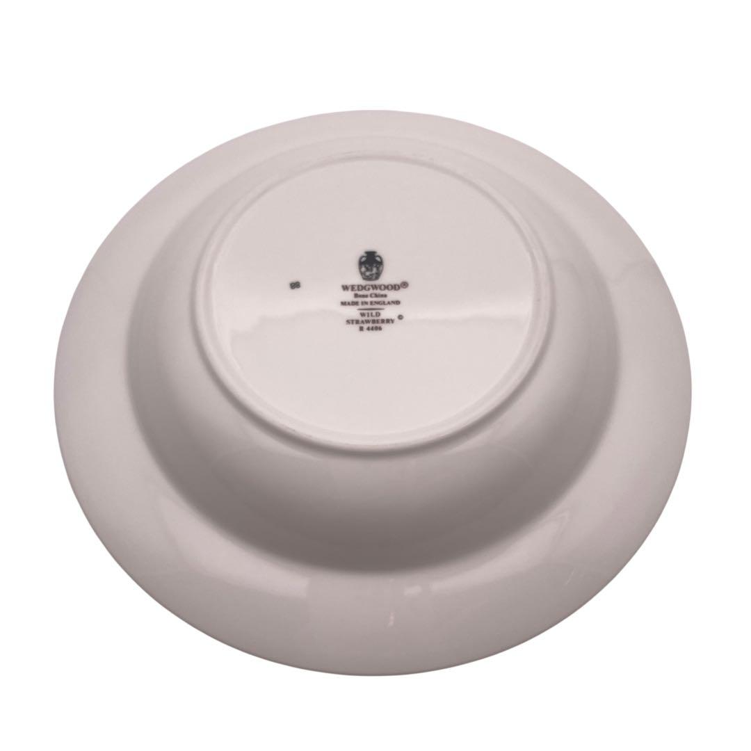 人気　ウェッジウッド ストロベリー&バイン スープ皿 20cm 4枚 美品