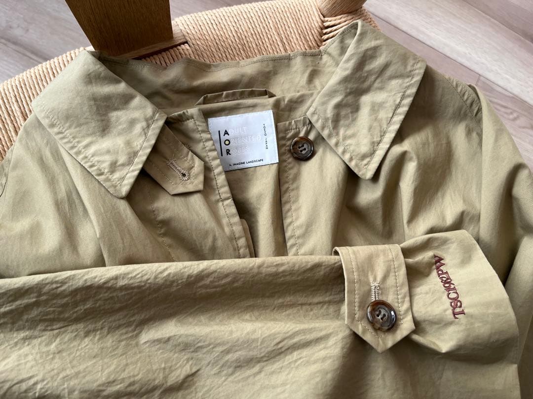 ROKU 6 別注 ADULT ORIENTED ROBES ステンカラーコート