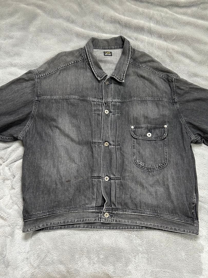 Lee グレー デニムジャケット セットアップ