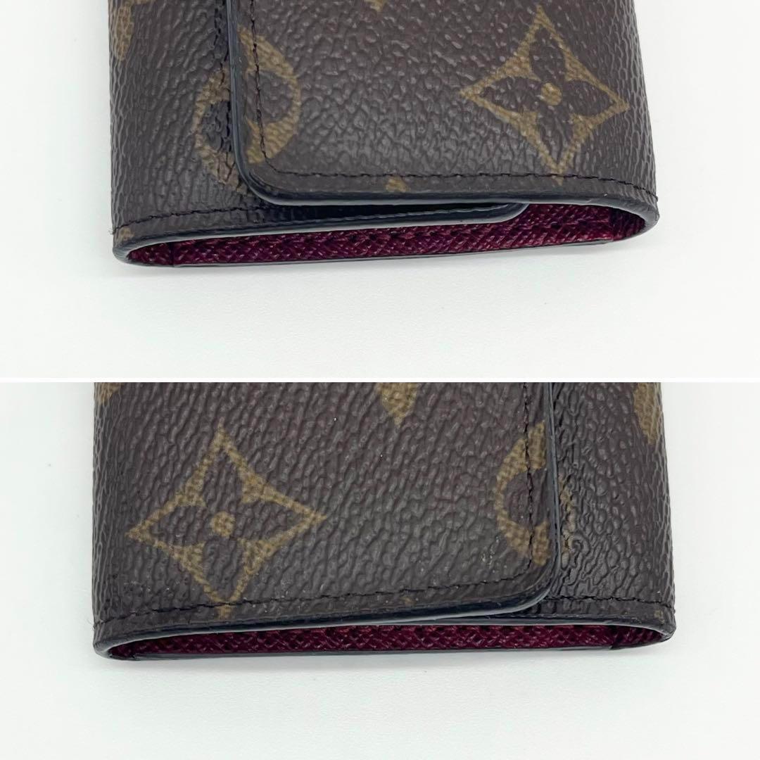 ✨極美品✨ルイヴィトン モノグラム ミュルティクレ6連 フューシャ キーケース
