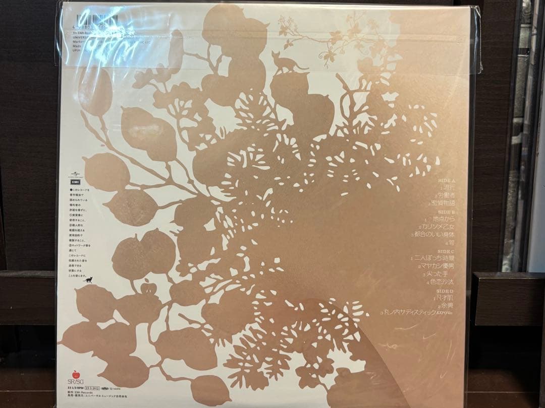 椎名林檎◾️廃盤◾️2LP◾️三文ゴシップ◾️開封のみ