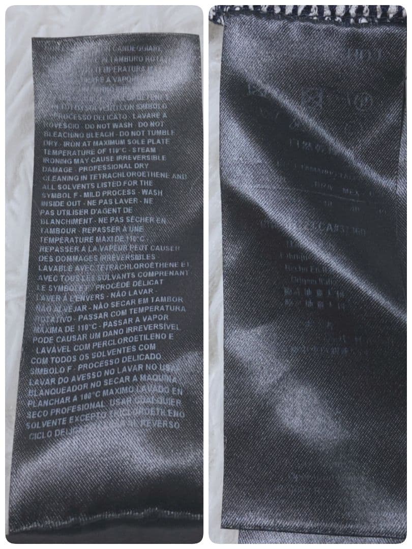 ジョルジオアルマーニ ポロシャツ サイズ48 ブラック 総柄 半袖 カジュアル