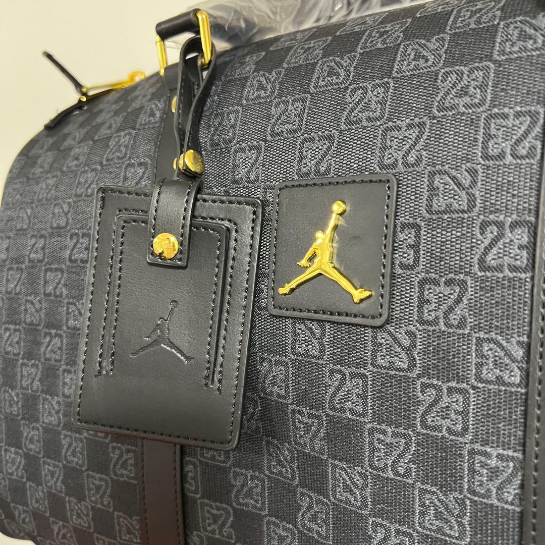 バッグ JORDAN MONOGRAM DUFFLE BAG BLACK