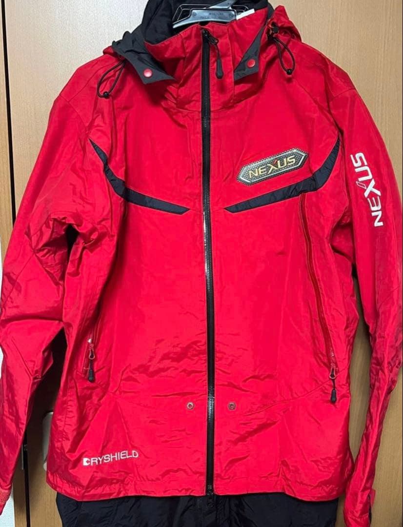 シマノNEXUS フィッシングスーツ CRYSHIELD レッド