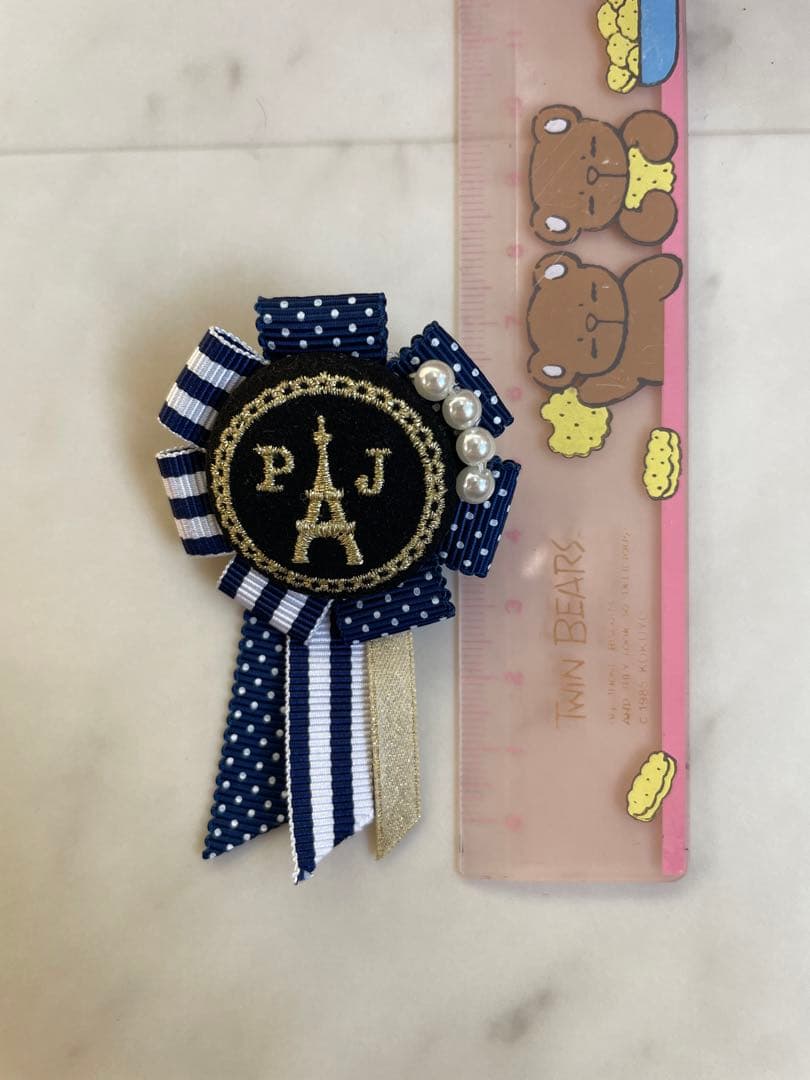 ポンポネット ジュニア フォーマル ボレロ ジャケット 150cm ブローチ付き