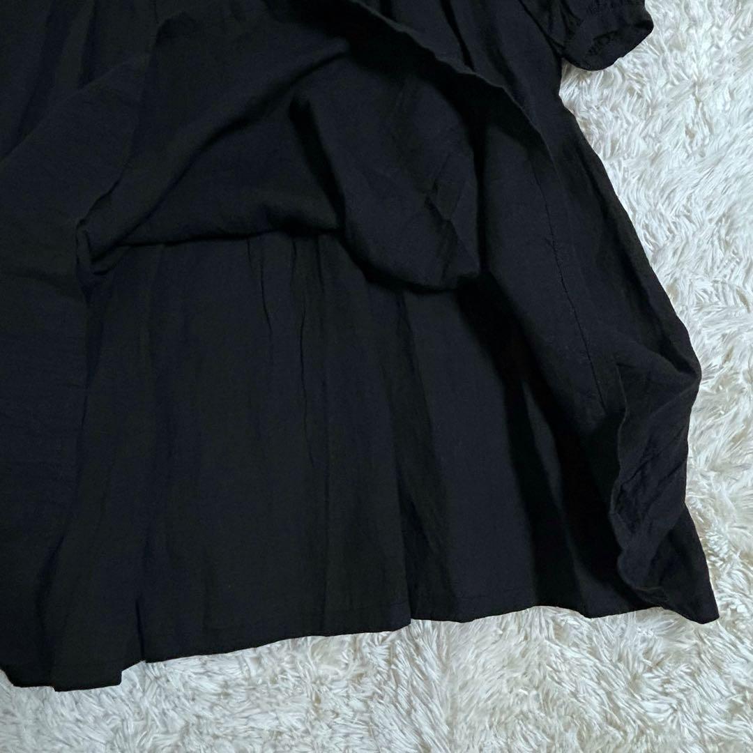 新品✨2.2万 イチアンティークス フレンチリネン くるみボタン ワンピース