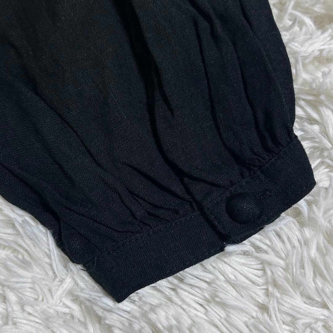 新品✨2.2万 イチアンティークス フレンチリネン くるみボタン ワンピース