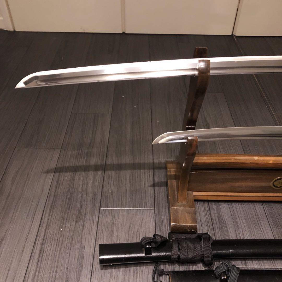 高級模造刀　居合刀　 樋入り刀身　太刀　脇差　大小セット　土佐美術刀剣