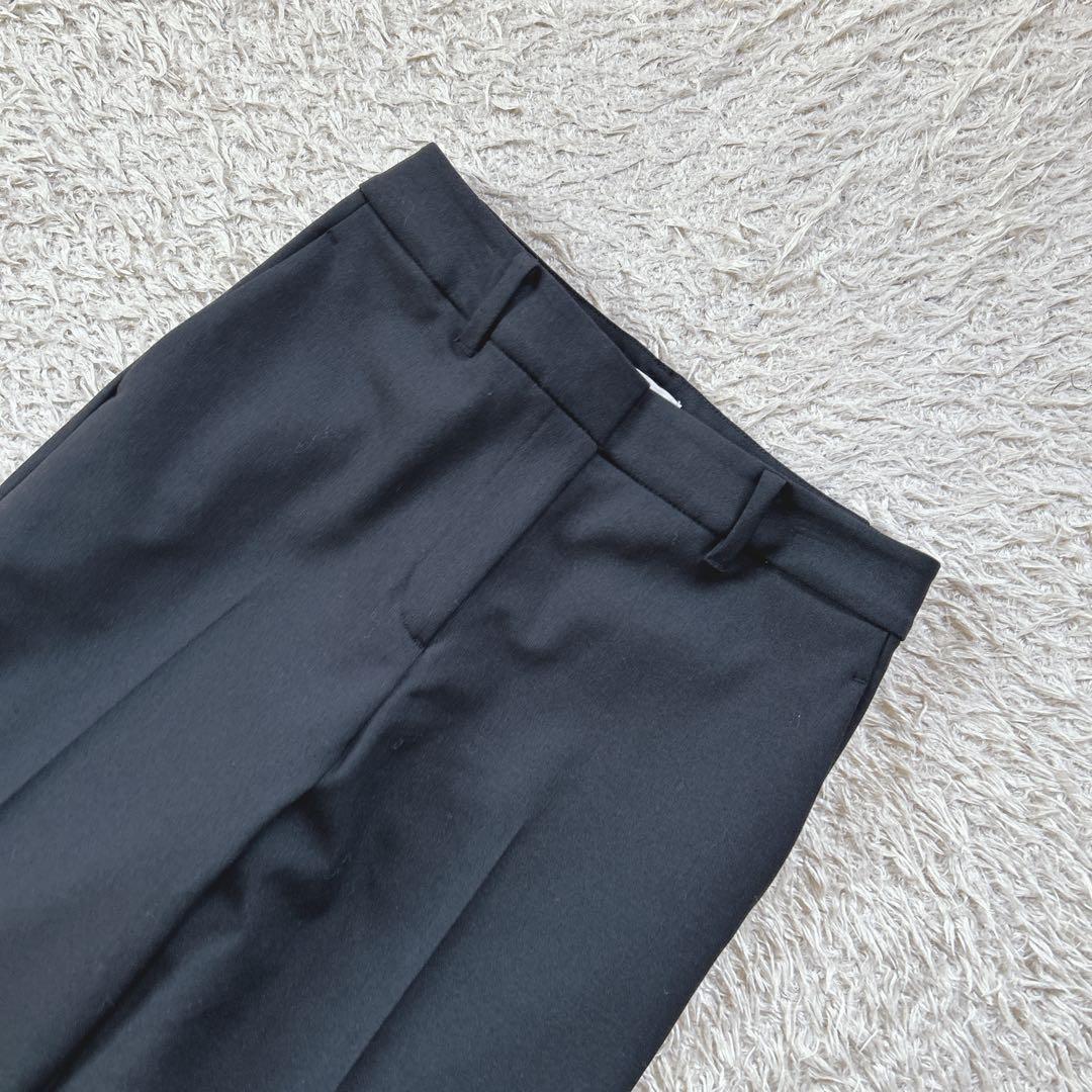 美品 PLST ウォームリザーブ ストレートパンツ M ルクールブラン　ニット