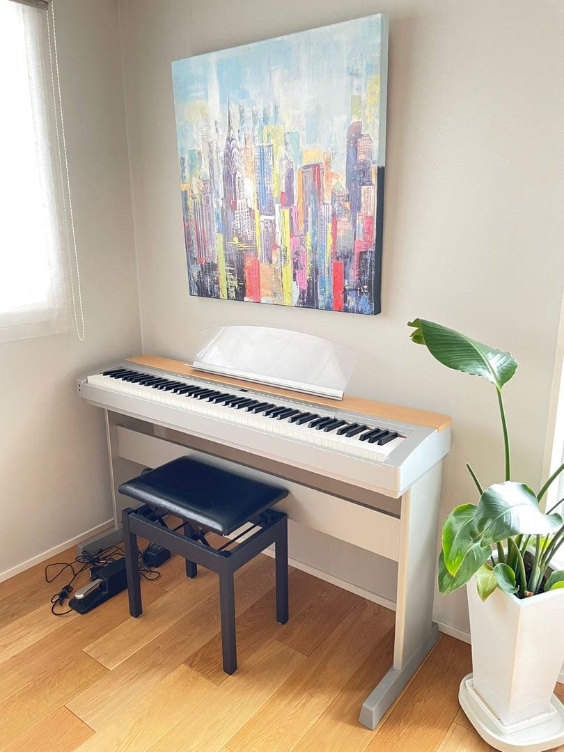 kimie　ヤマハ電子ピアノ ホワイトL-140S ※ピアノ本体のみ※