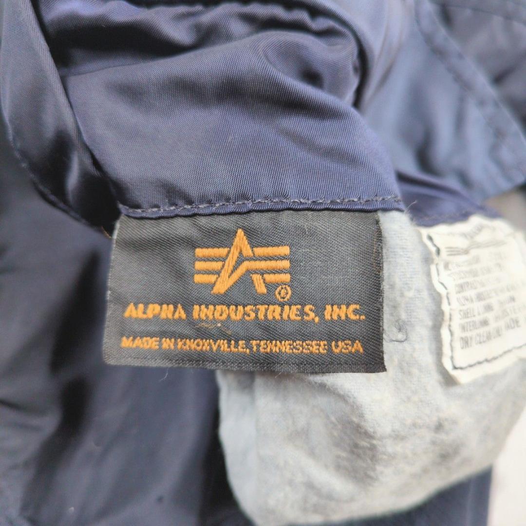 専用 ALPHA USA製 90s bomber 3本タグ 太アーム ネイビー